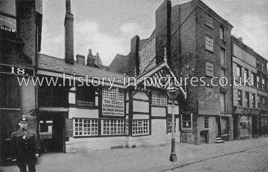 Ye Old Seven Stars Inn, Manchester. c.1918